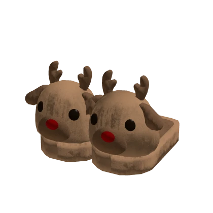 Cute Christmas Reindeer slippers
