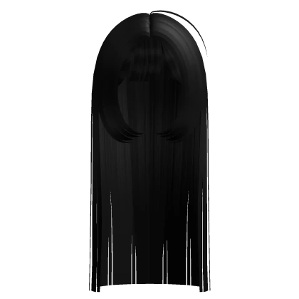 Long Straight Sleek Hair (Black)