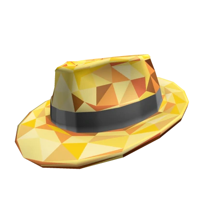 [⌛] Gold Sparkle Time Fedora