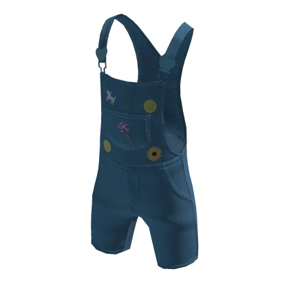 ❄ Kidcore Stickers Blue Overalls