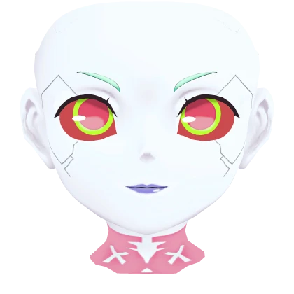 Realistic Rebecca Cyberpunk Face
