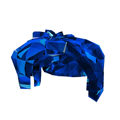 Neon Blue Sparkle Time Hair