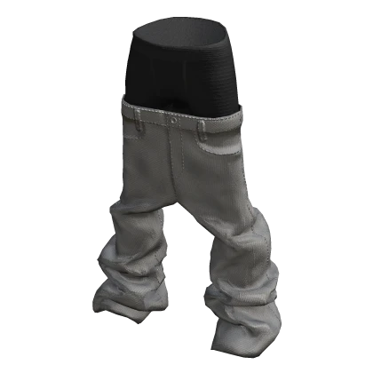 Bootcut Boxer Jeans (White)