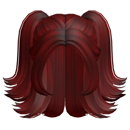 Y2K Pigtails in Red