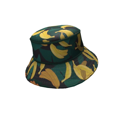 (Large) Banana Leaf Patterned Hat