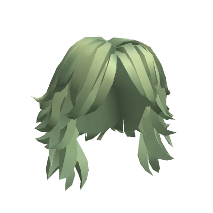 Wolf Cut Hair - Fairy Green (3.0)