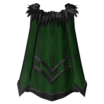 Green and Black Cape