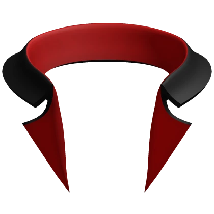 Red Vampire Crooked Collar