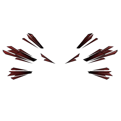 Cartoony Red Shattered Aura