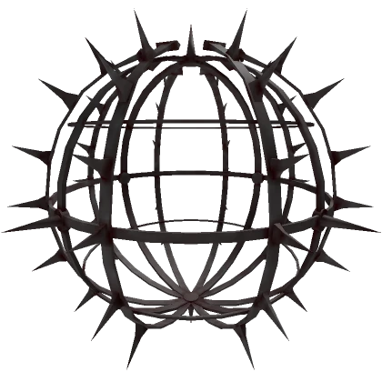 Rusty Spherical Spike Cage