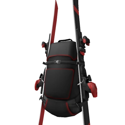 Pro Ski Backpack (Black/Red)