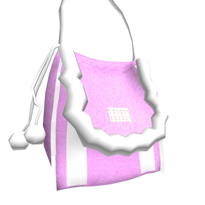 Pink Fluffy Shoulder Bag