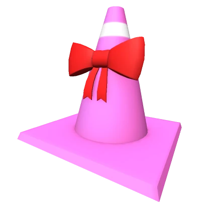 Pretty Pink Traffic Cone