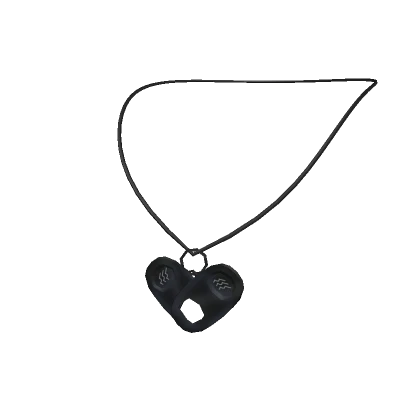 Pop Tab Heart Necklace 3.0 - Black