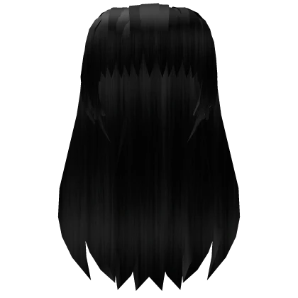 black y2k girl hair