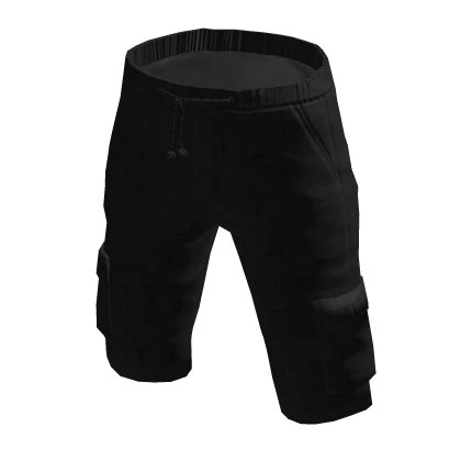 ❄ Black Summer Wool Shorts