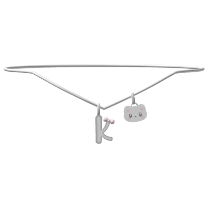 ♡ k initial kitty necklace 1.0
