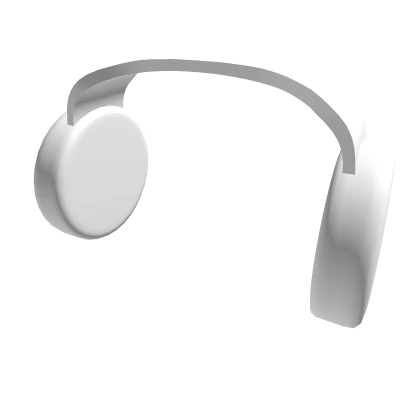 White ClockWork Headphone