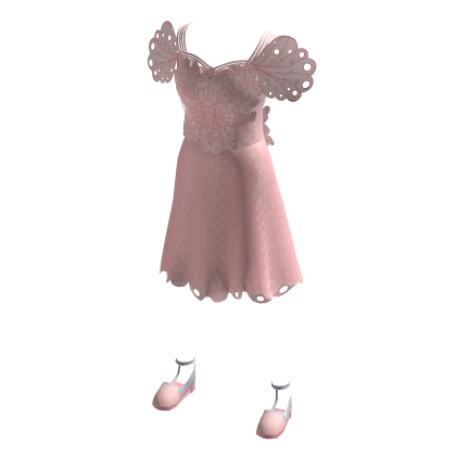 Glinda's Pink Butterfly Dress 🫧🦋