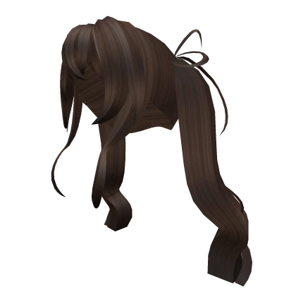 Loose Brown Pigtails