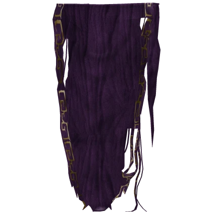 Gaian Sorcerer Distressed Purple Rune Cape