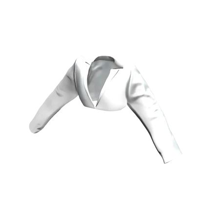 Classic Short White Blazer