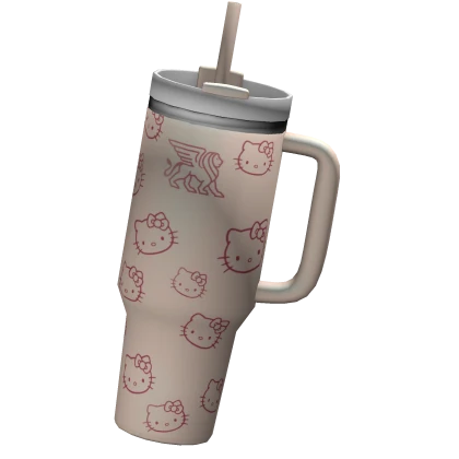 pink stanley kitty cup