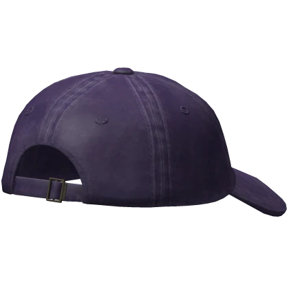 Cap Backwards Purple Washed Distressed Fitted Y2K