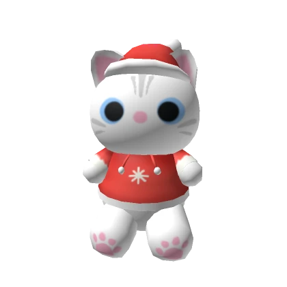 Santa Kitty Plushie