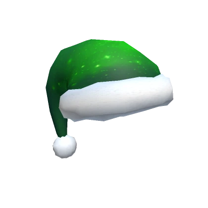 Green Galactic Santa Hat