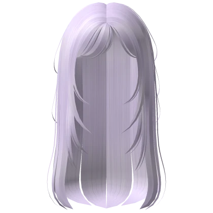 Light Purple Wispy Straight Hair