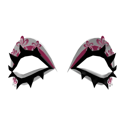 yamanba harajuku pink flower gyaru lashes 