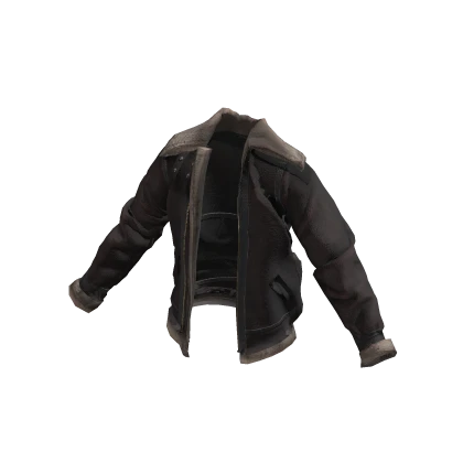 Leon Kennedy's Brown Leather Bomber Jacket