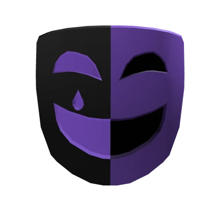 Purple Dark Jester Mask
