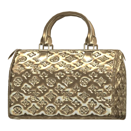 2000s metallic designer bag ✦ gold ver.