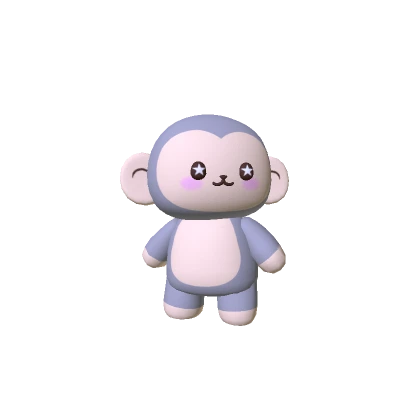 Mini Star Monkey (Recolorable)