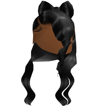 Side Curl W/ Bow In Black