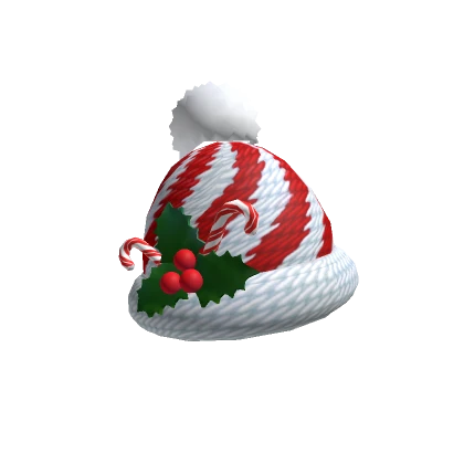 (Large) Holiday Candy Beanie