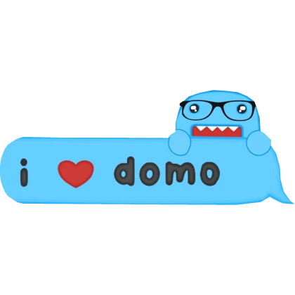 kawaii domo text ! 