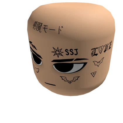 Duki face tattoo angel and demon [1vS]