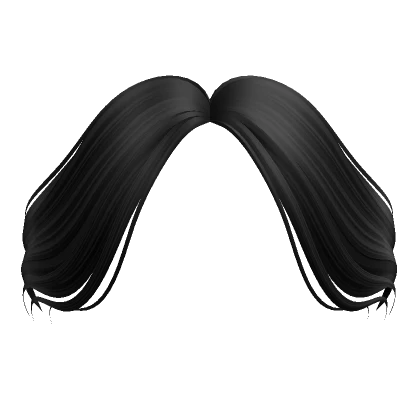 Curtain Bangs in Black