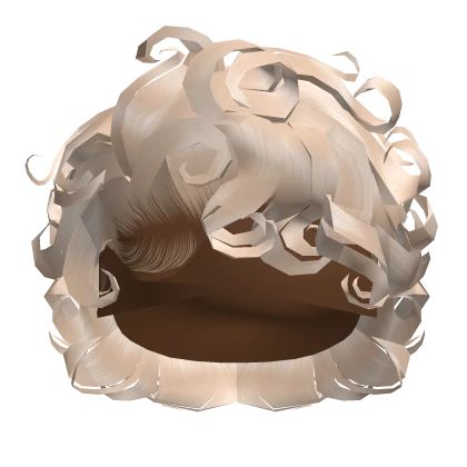 ☆ | Platinum Curly Bixie Cut