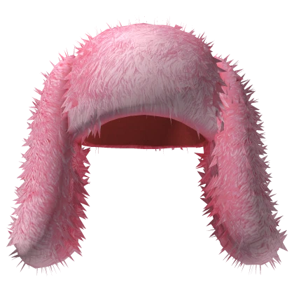 Fur Bunny Hat (Pink)