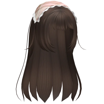 ♡ cottagecore igari hair w/ Neopolitan cloth brown