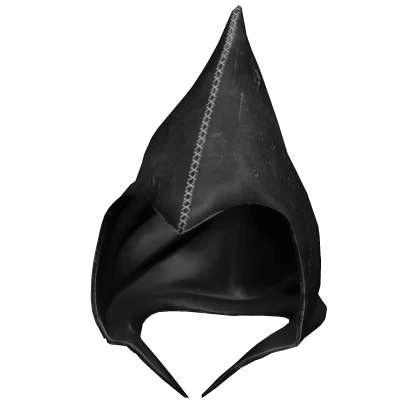 Black Pointed Medieval Hood