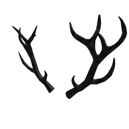 Black Sparkle Time Antlers