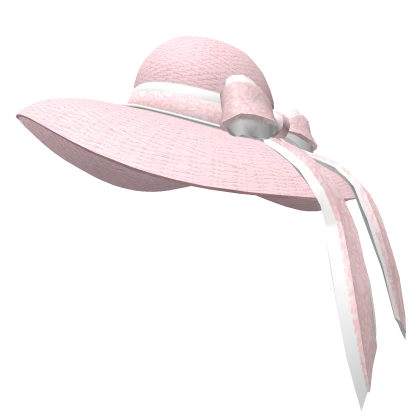 Pretty Pink Sun Hat with Bow