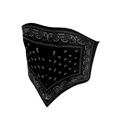 Bandana Crop Top | Black