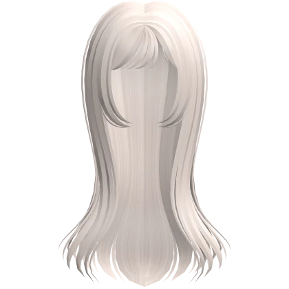 🤍 protagonist long flowy hair platinum blonde