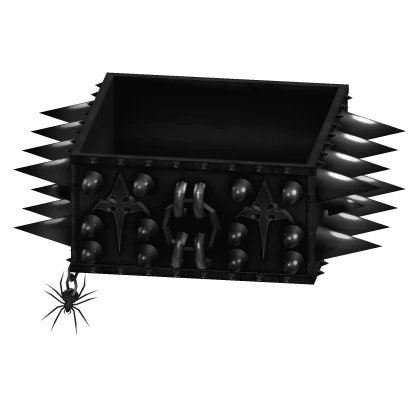 Black Spiked Emo Arm Band Right